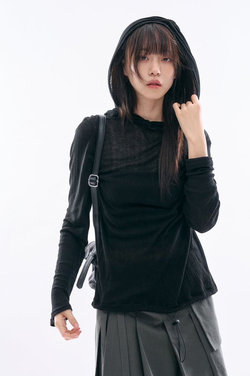 Raucohouse(ラウコハウス)の「Tessa see-through hoodie(Tops)」