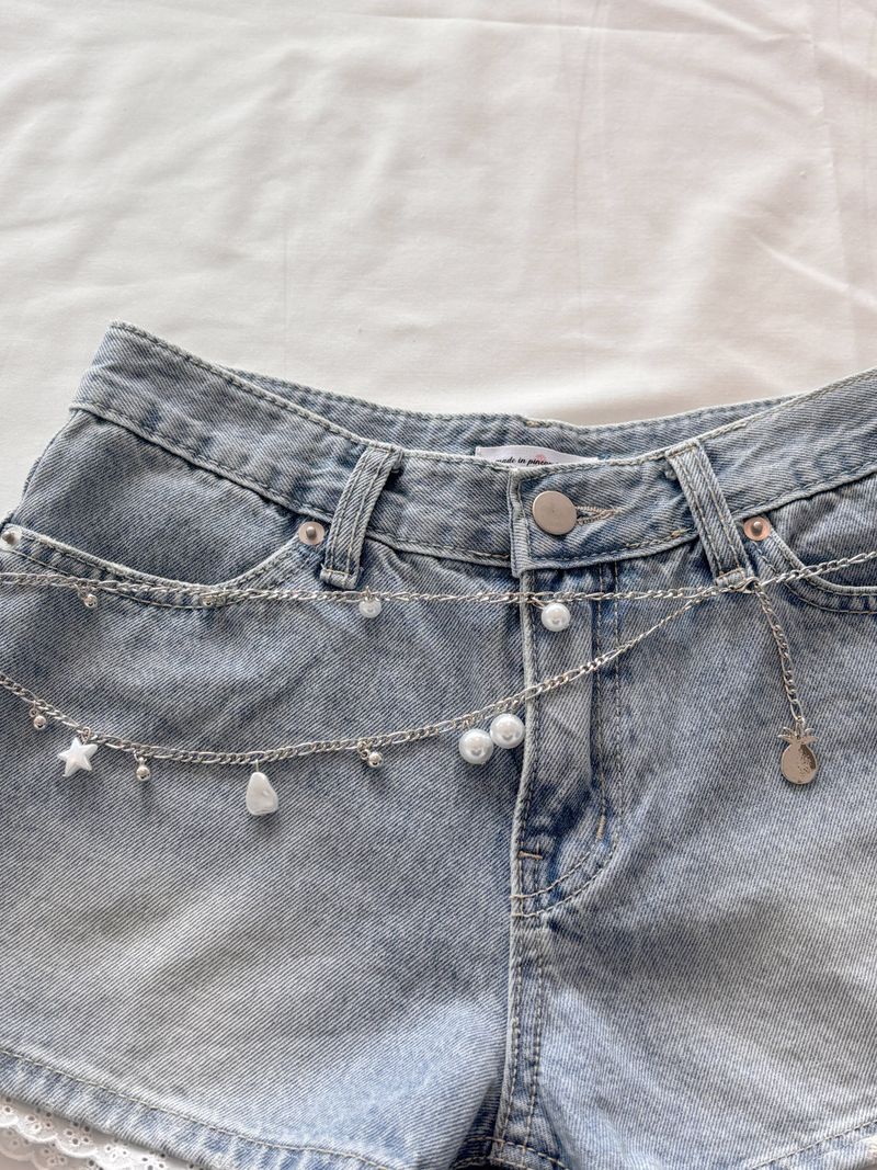 ANGEL PEARL CHAIN BELT 
