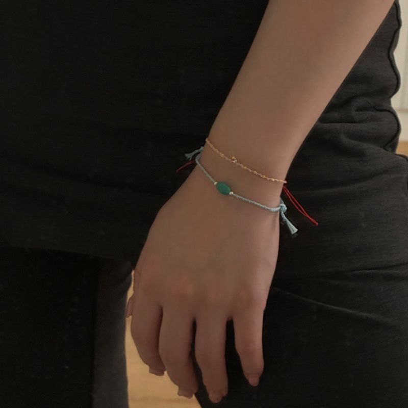 [CCNMADE] Eggring Gemstone Bracelet