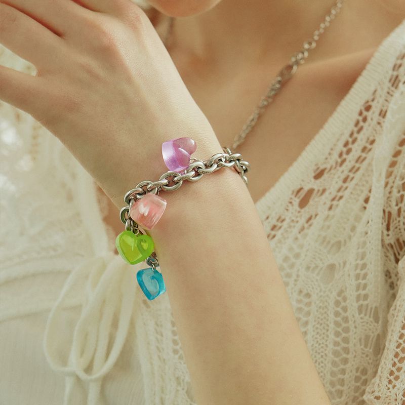 Candy Heart Chain Surgical Bracelet