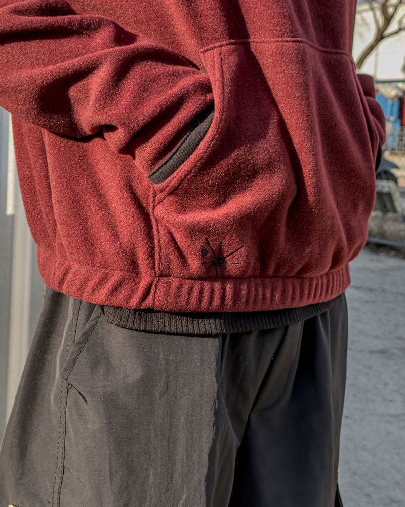 SERNIC Hooded Fleece Warmer Anorak