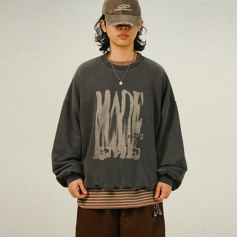 SEMIKAJI（セミカジ）の「BA MADE Cotton Sweatshirt（Tops）」