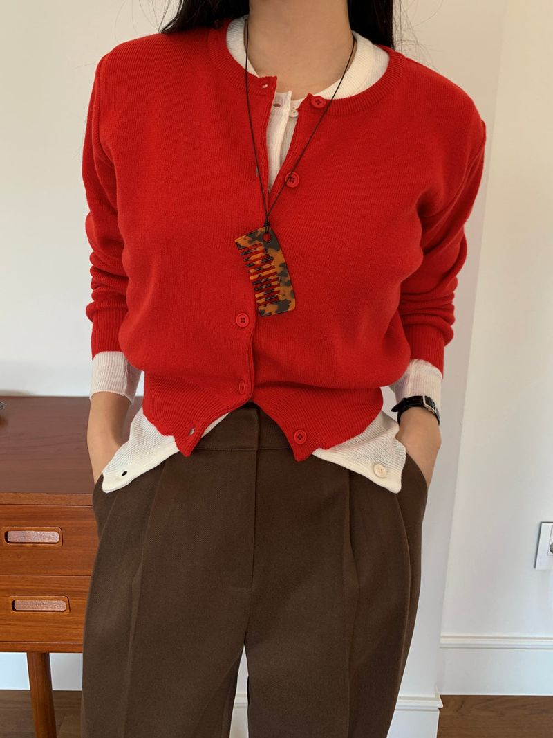 [MADE] [Wool Napping] Winter Warm Pintuck Wide Slacks