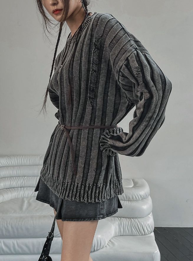 Pocket pleats A-line miniskirt