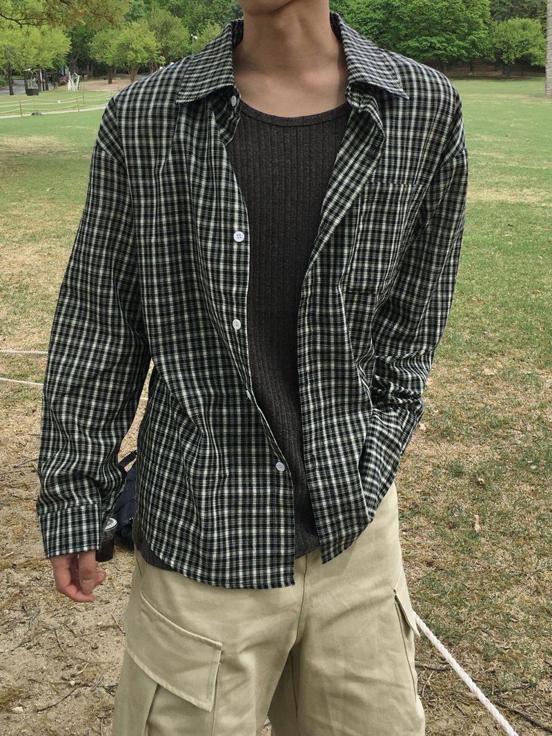 Avec Grunge Check Shirt 2C