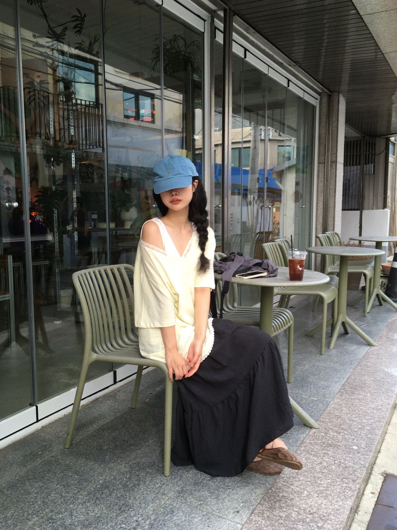 ownmind（オウンマインド）の「Lace Oversized Tee（Tops）」