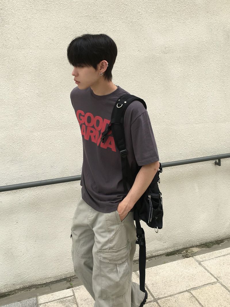 Karma Logo Oversized Short Sleeve T-shirt 3C
