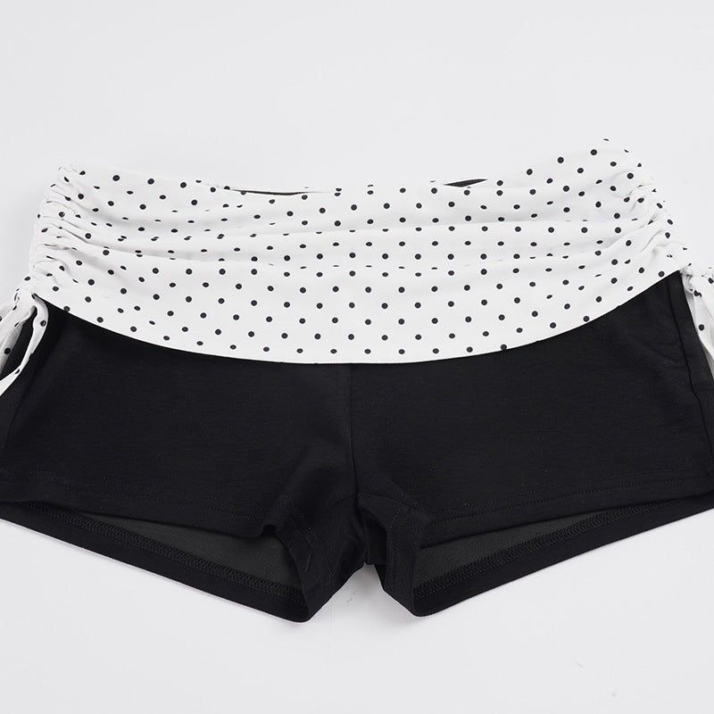 Dovie Dot Ruched Shorts