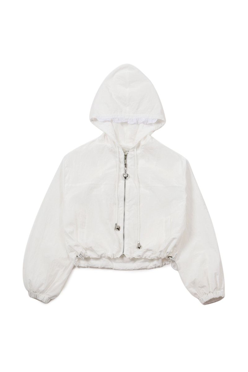 POPPALS（ポップパルズ）の「Frilly Woven Jacket [Ivory]（Jackets/Outerwear）」