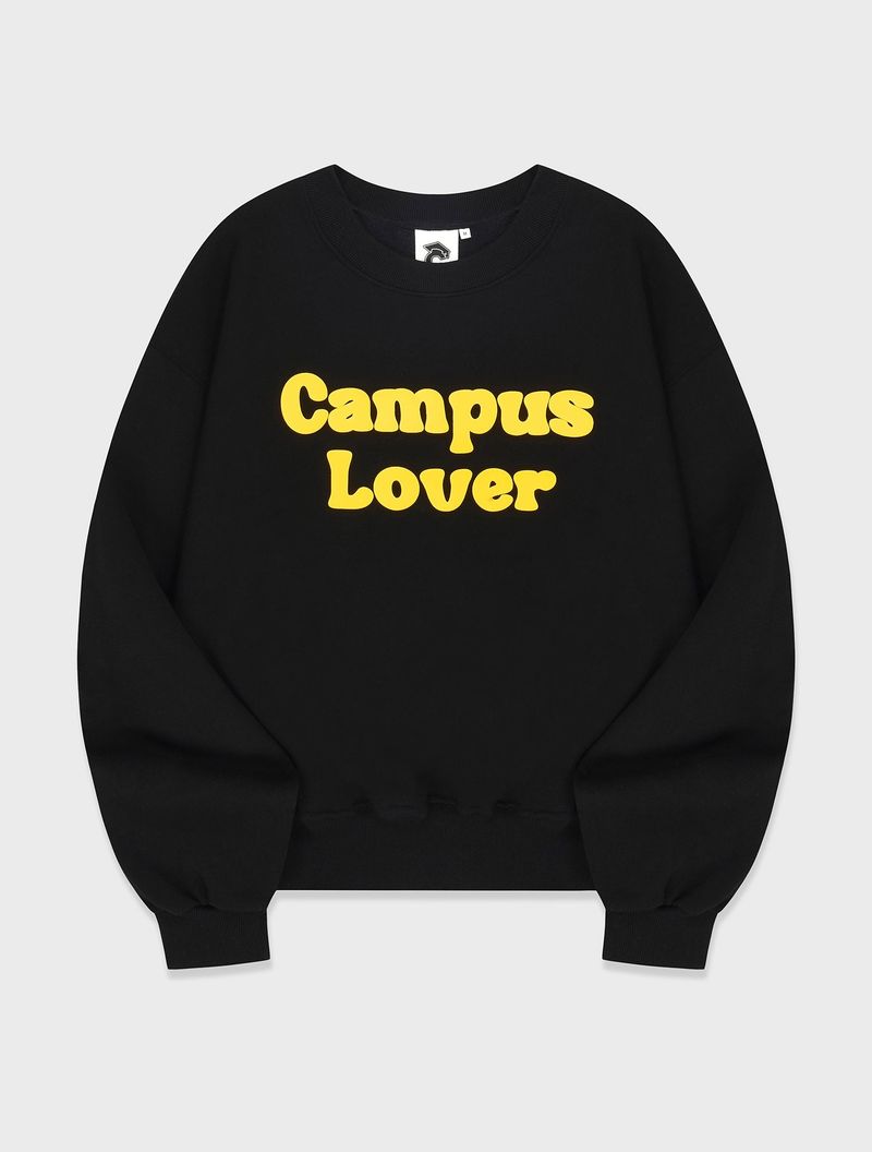CONCEPT COLLEGE（コンセプトカレッジ）の「Campus Lover Sweatshirt / Black [Unisex]（Tops）」