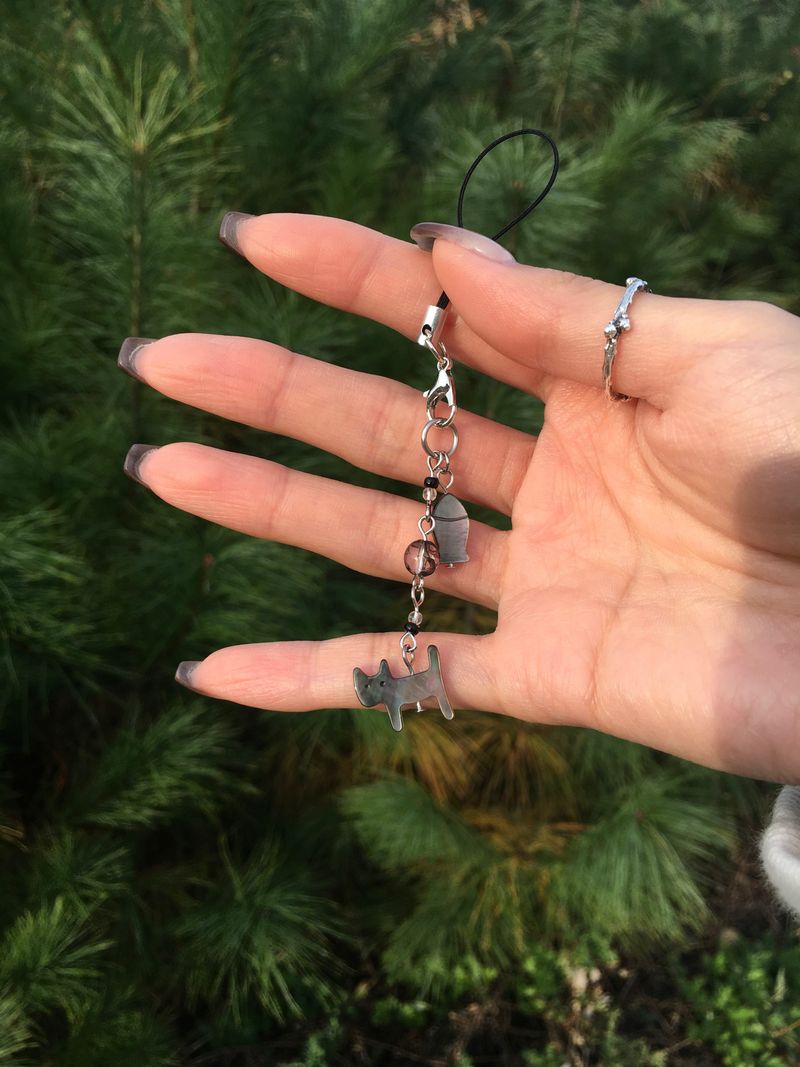 Meow keyring