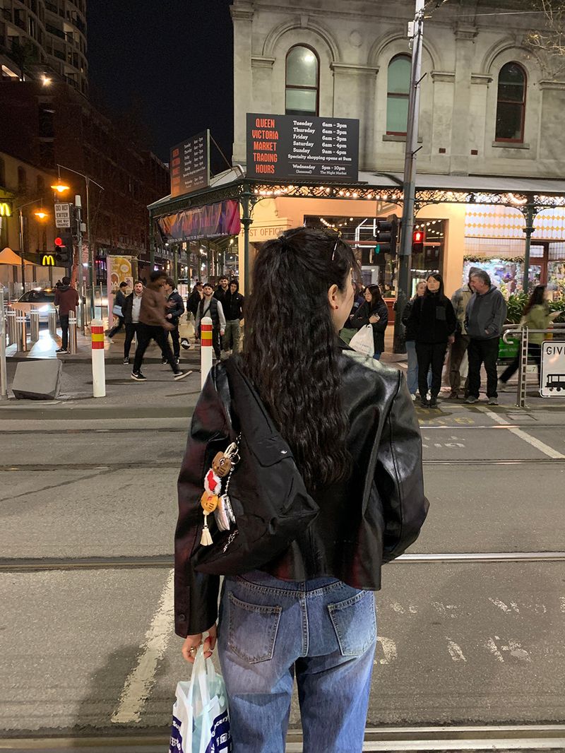 [MADE] Femme Leather Mini Jacket