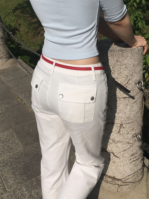 Siven Fudge Pocket Bootcut Pants