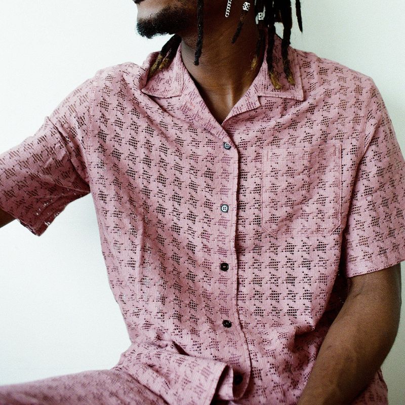 INDI PINK KNIT SHIRT