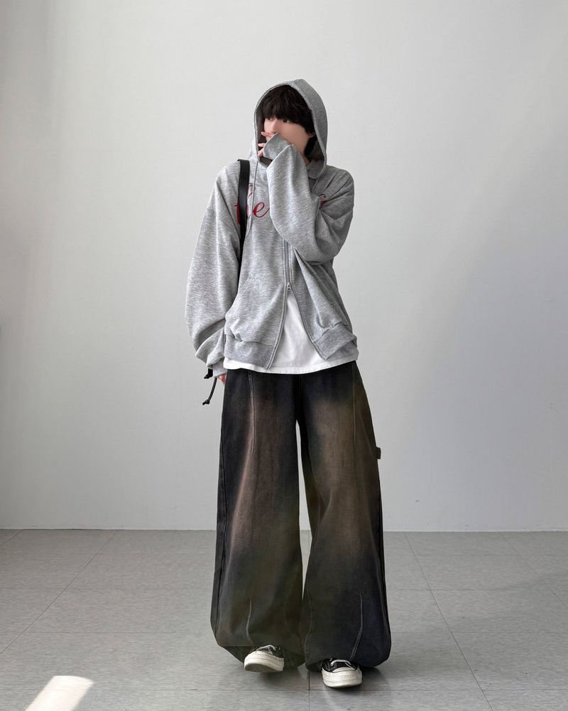 Java Stud Hood Zip-Up