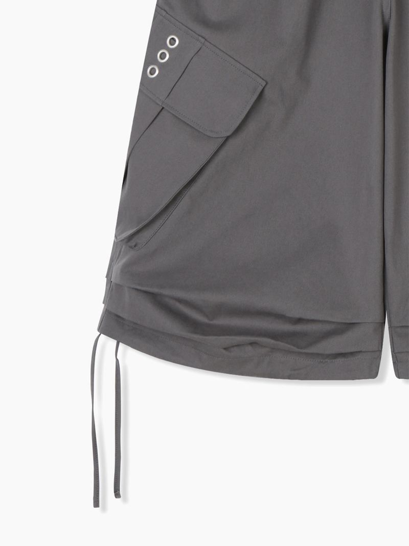 String Balloon Bermuda Pants