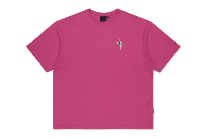 VOLUME LOGO FLOWER TEE SHIRT