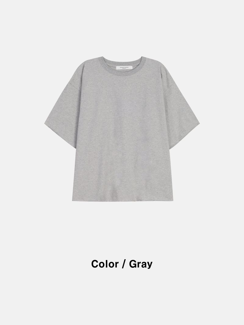 crop cut off short sleeve(4colors)