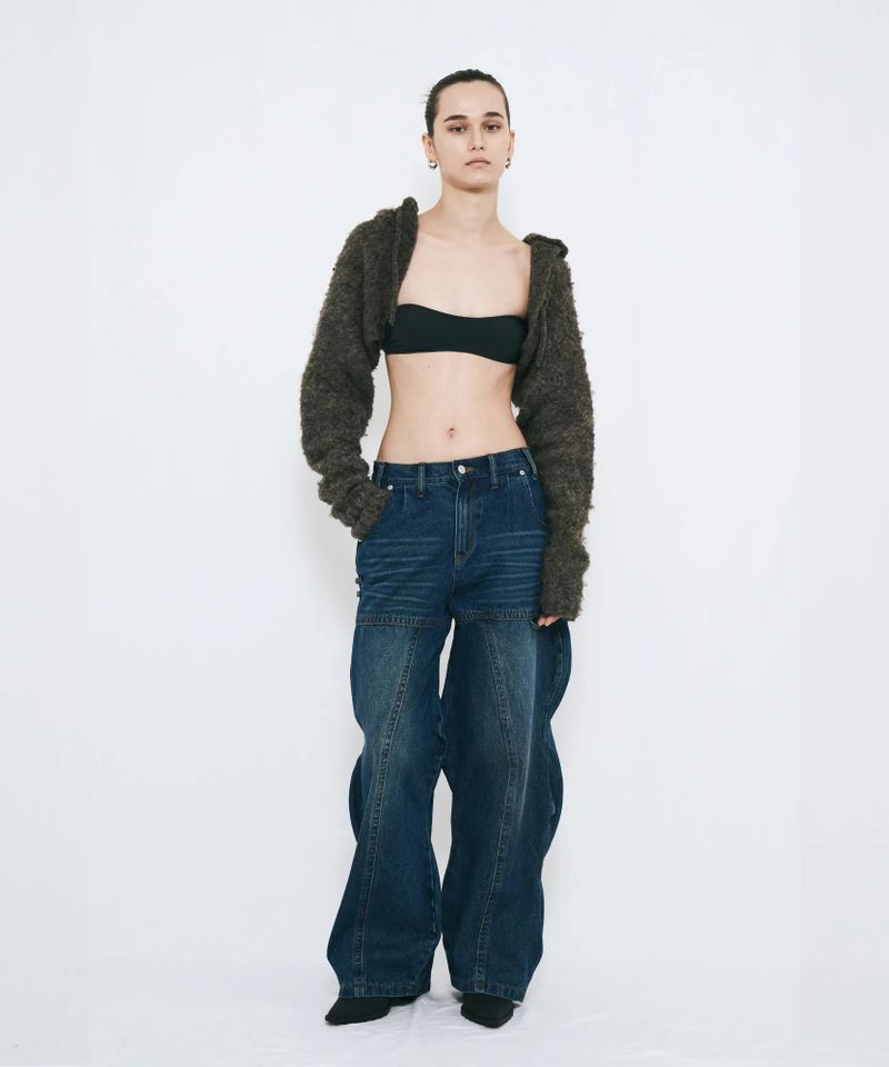 MUFFLER KNIT CARDIGAN