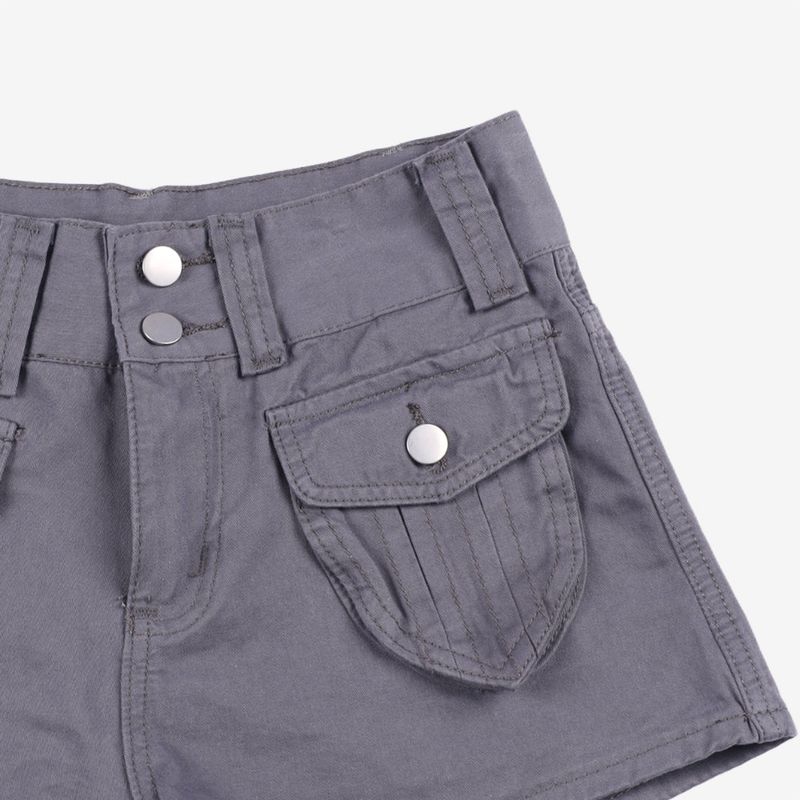 Brick Cargo High Waist Shorts