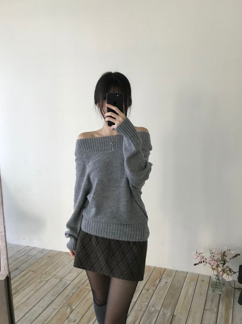 Edin Checkered Mini Skirt (2 colors)