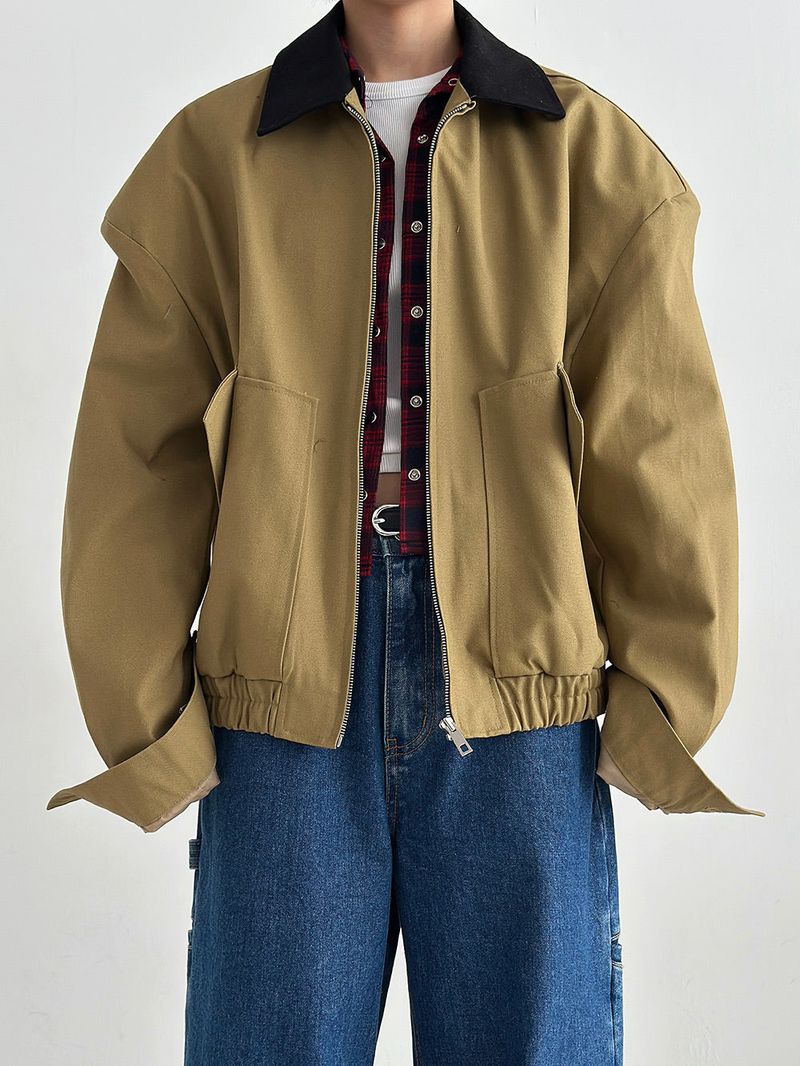 3 TAP Karl Oxford Bicolor Jacket (2color)