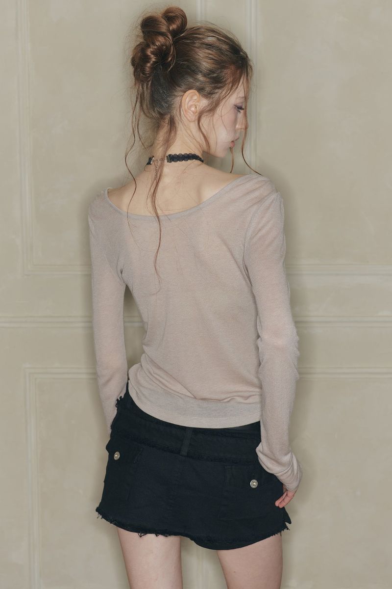 DUSK GRAPHIC TEE beige