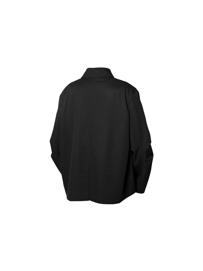 RELABEL Three-dimensional Composition (remodelling) Machete Pleated Collar Detachable Silhouette Double-breasted Blazer