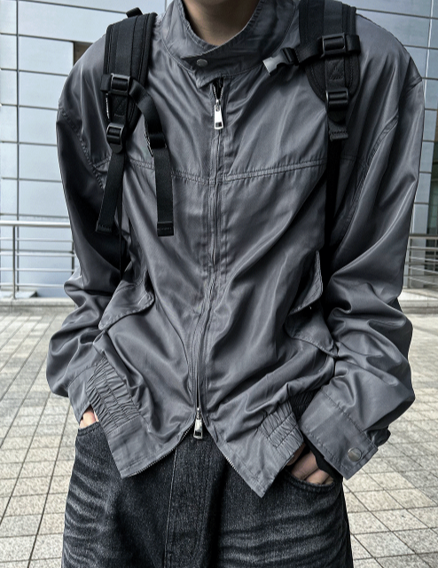 COSYHARU(コシハル)の「Ferry Biker Windbreaker Jacket(Jackets/Outerwear)」