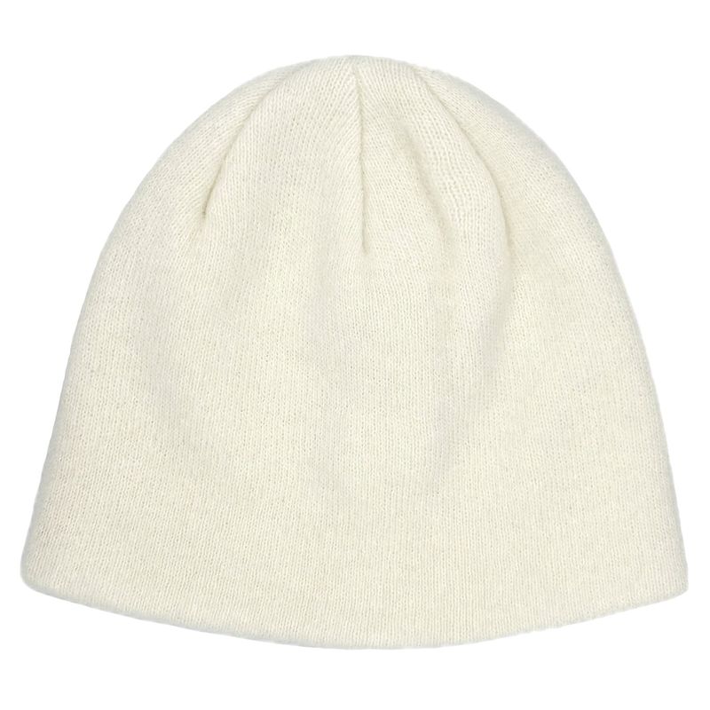 Drop Beads Angora Short Beanie [Ivory]