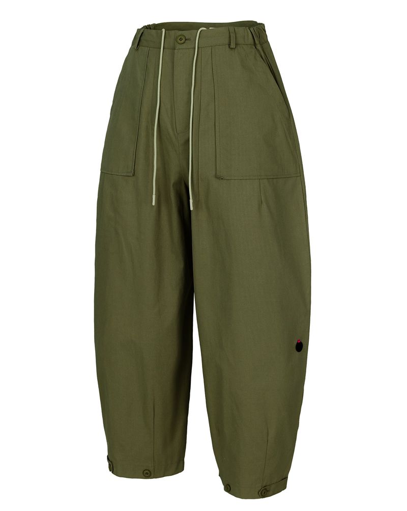 Mwoong Balloon-fit Work Pants(KHAKI)
