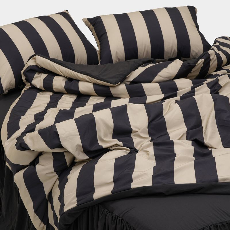 Dust-Free Bold Stripe Duvet Cover - SS size
