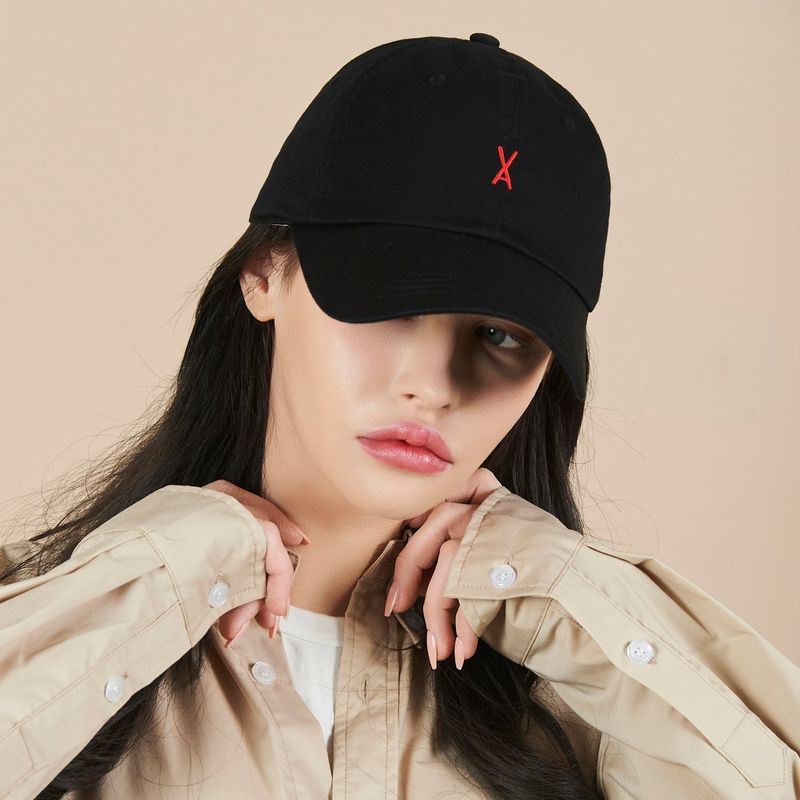 Varzar Logo Over Fit Chino Ball Cap Black