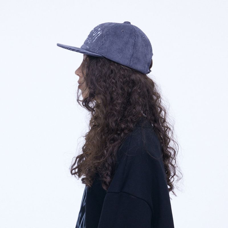 Illusion Corduroy Cap Grey