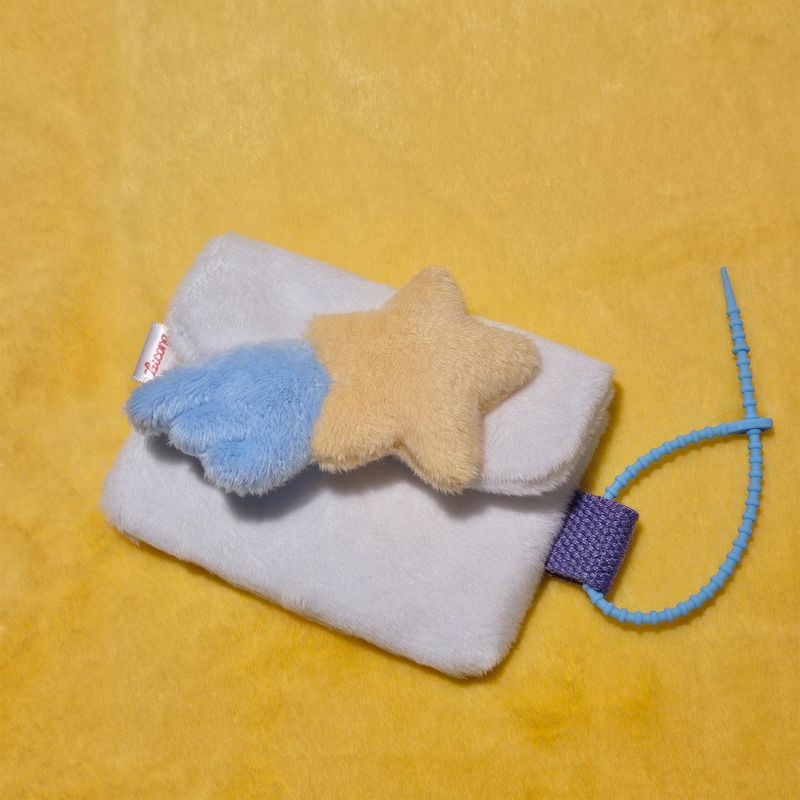 [MADE] fluffy baby star pouch