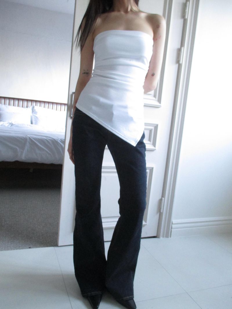 shirring unbal tube t