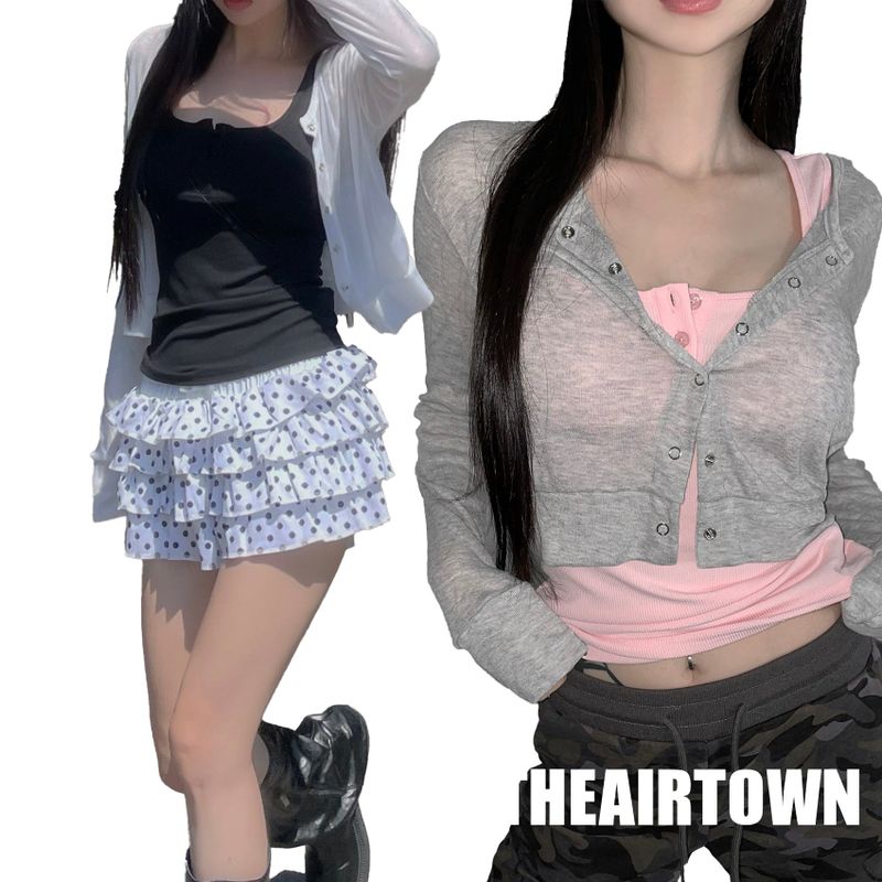 THEAIRTOWN(ザエアータウン)の「season thin cd(4 color)(Tops)」