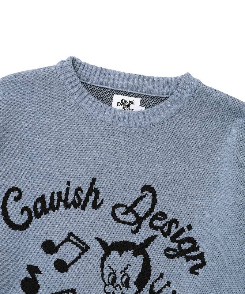 61ROAD KNIT SWEATER BLUE(CV2ESUK600A)