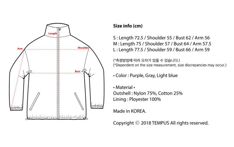 SIGNATURE LOGO WINDBREAKER [GRAY]