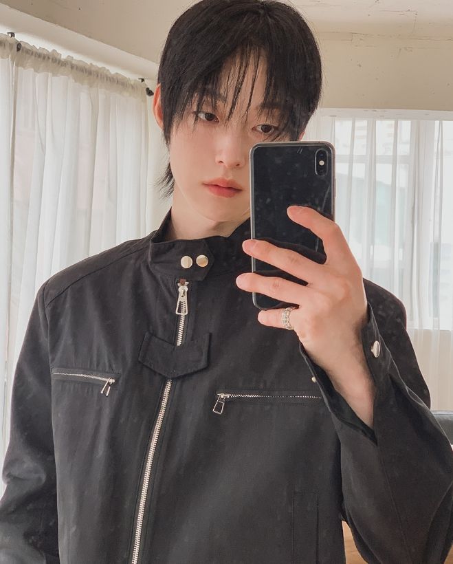 Marron stand-collar cropped jacket