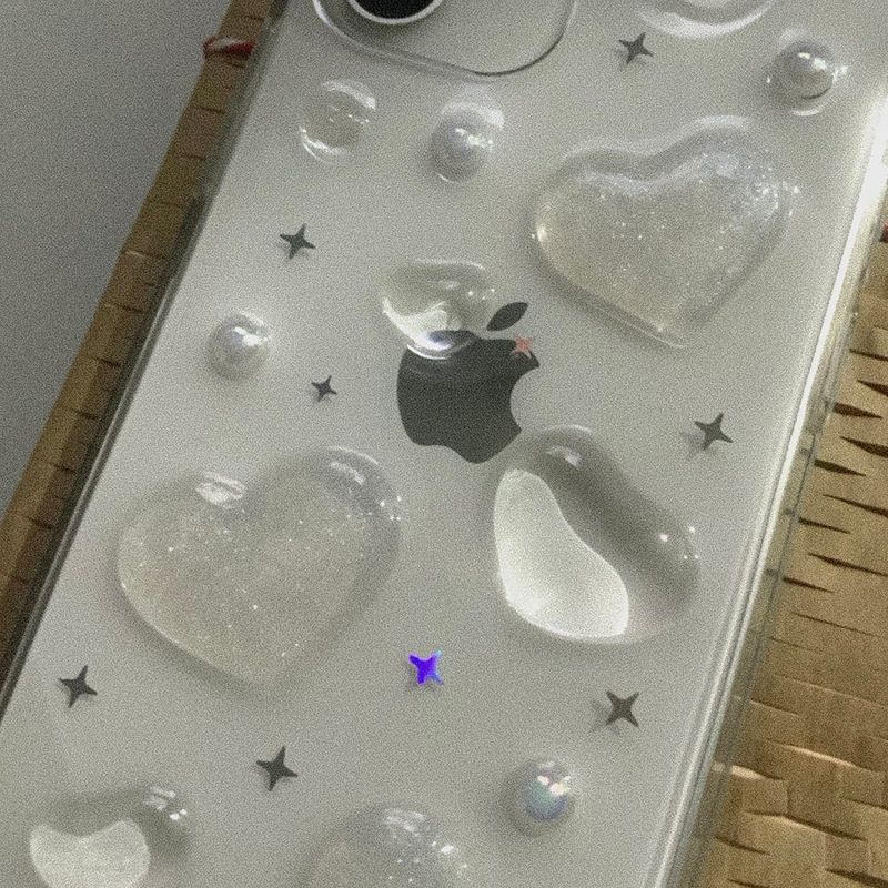 [MADE] Soft heart Resin Case