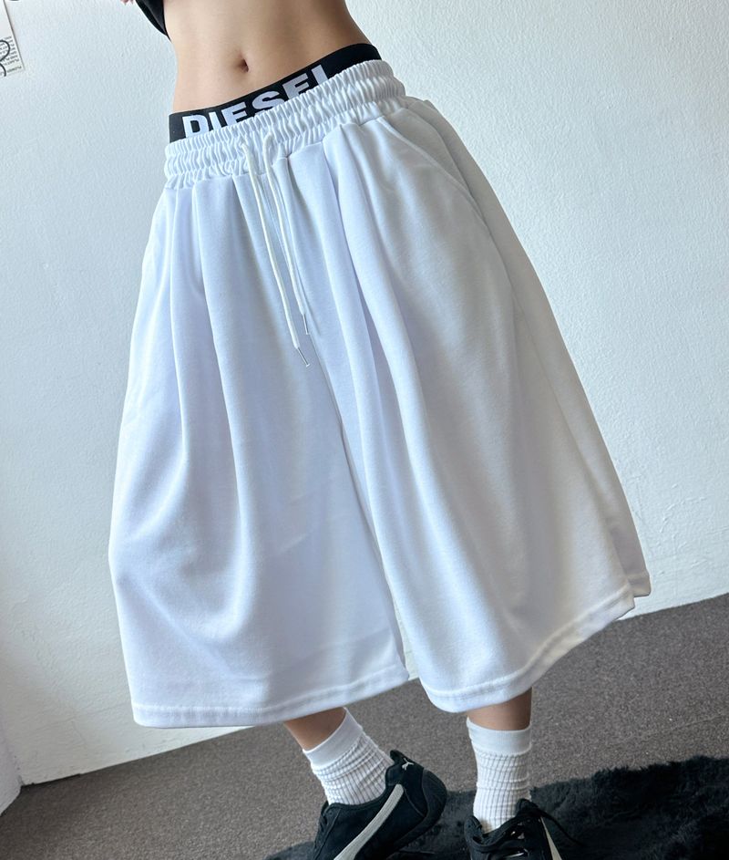 Ari Number Patch Bermuda Shorts 4color