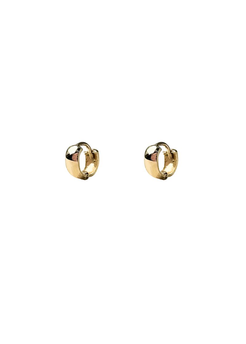 (14k)Flat Gold Earring