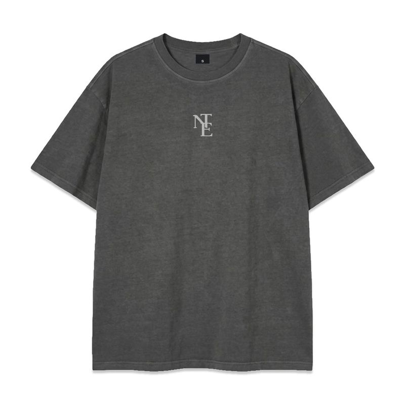 NTE monogram pigment-dyed short-sleeve t-shirt (3color)