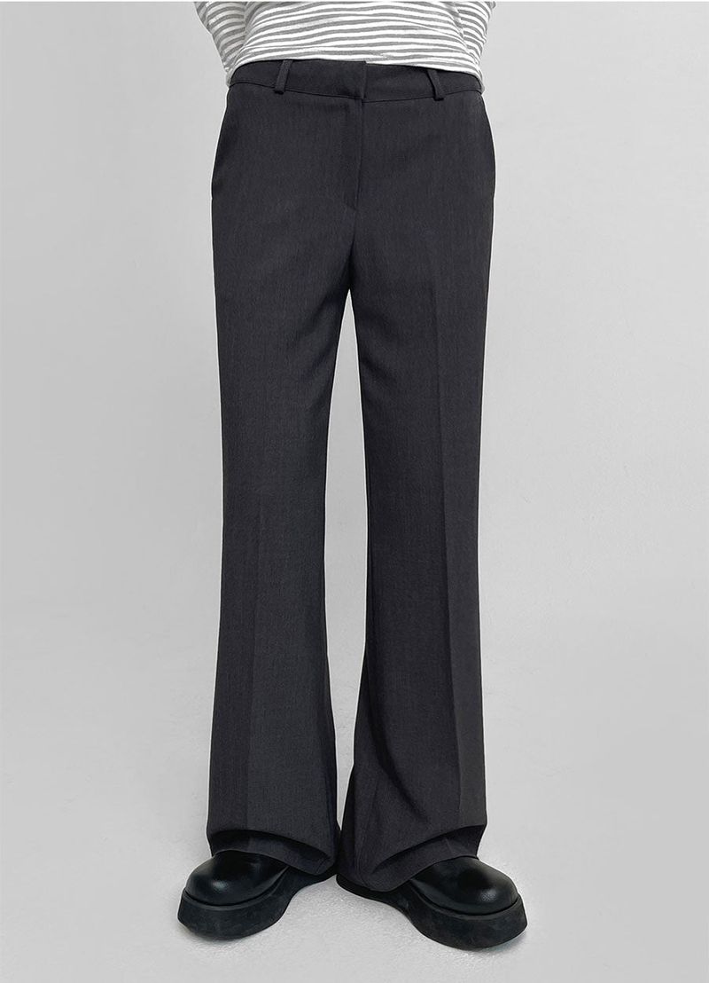 [MADE] Dominic Low Waist Semi Bootcut Slacks