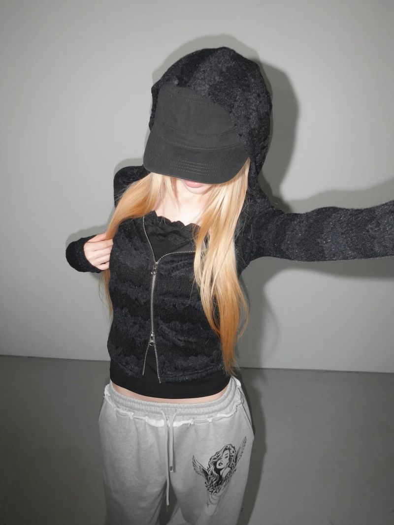 wool fur knit hz(2 color)