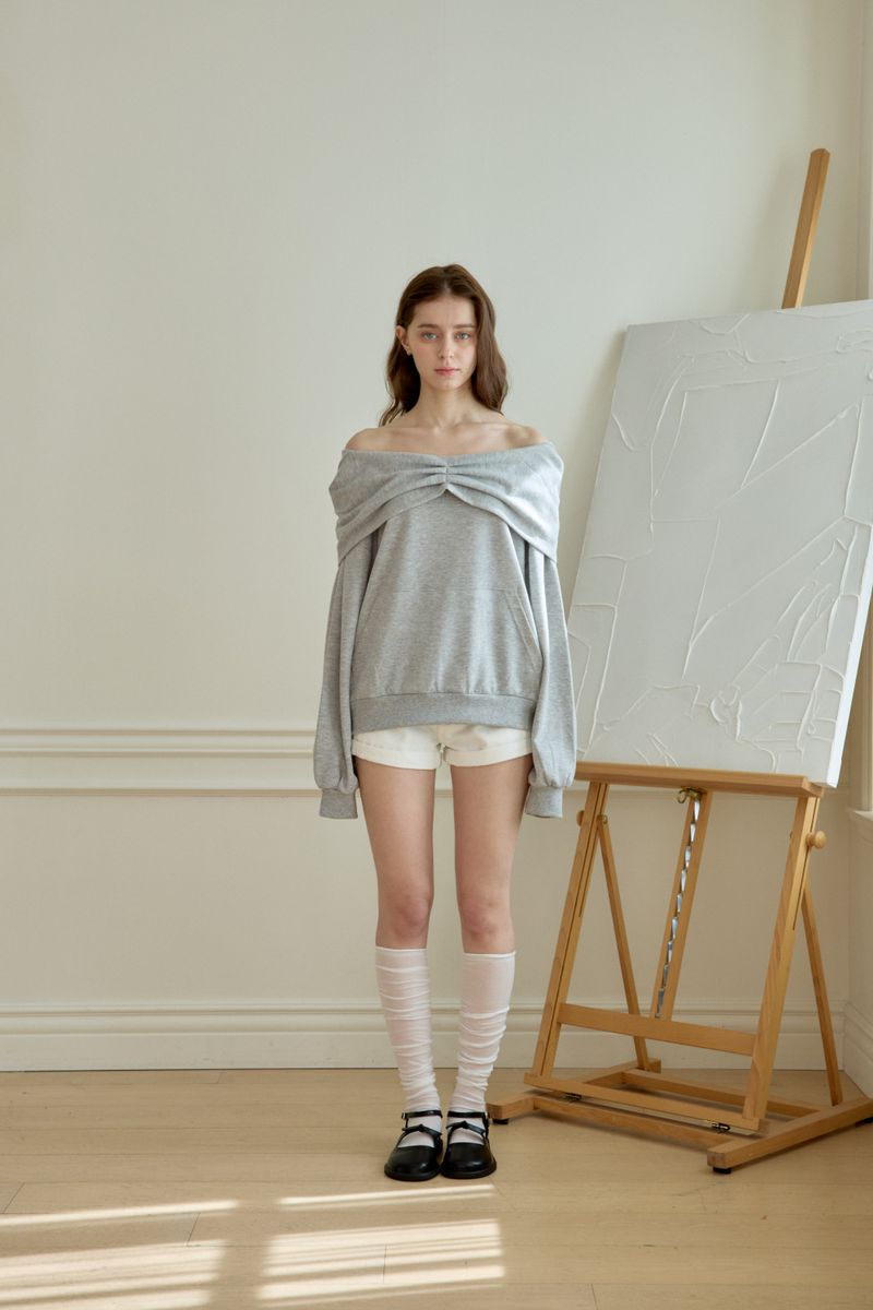 BUD TWO-WAY HOOD SWEATSHIRT
