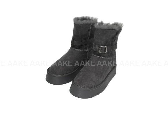 FOLD-DOWN SHEEPSKIN BOOTS