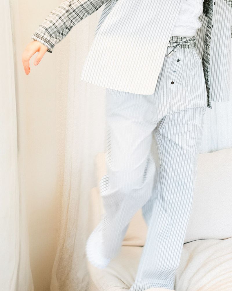 Two-tone Pajama set (green)
