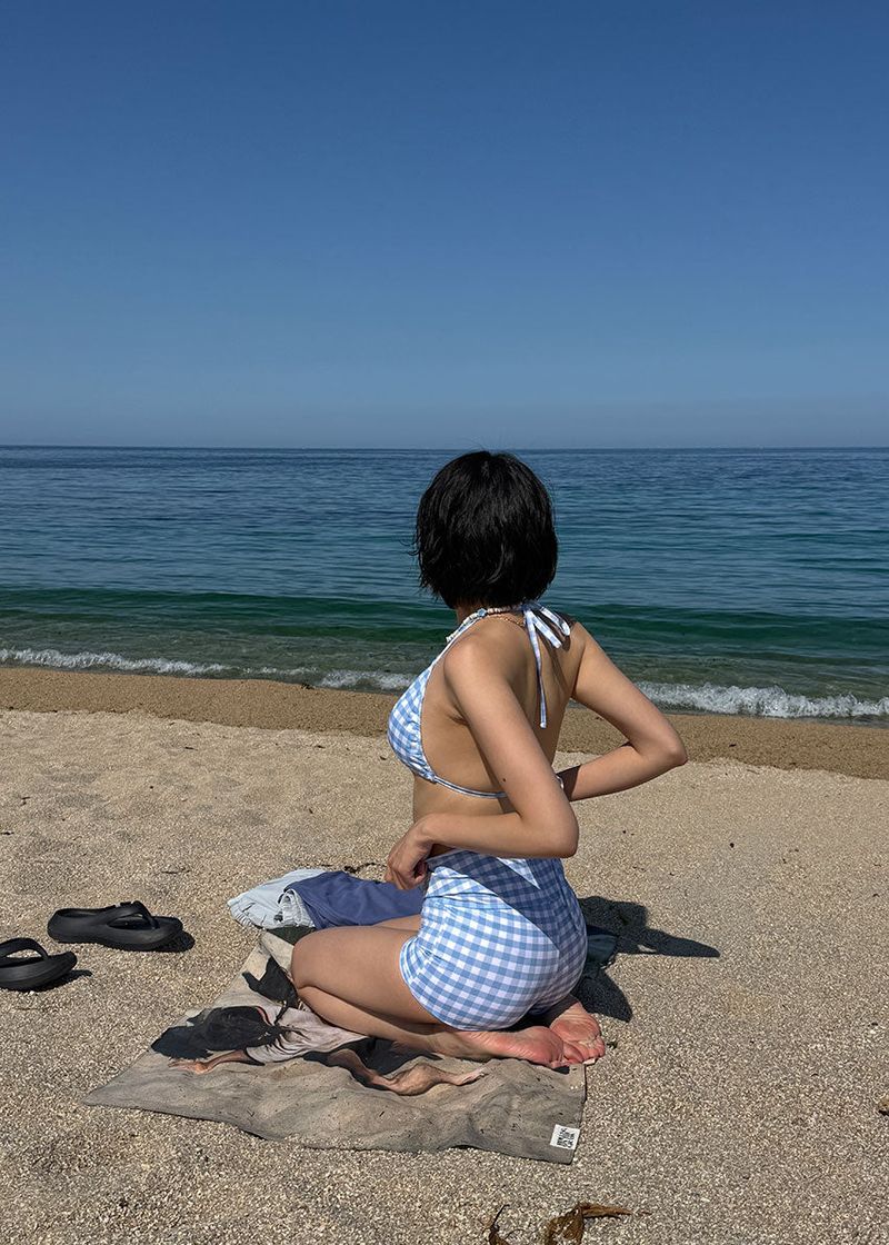 CHECK LOW SHORTS BIKINI